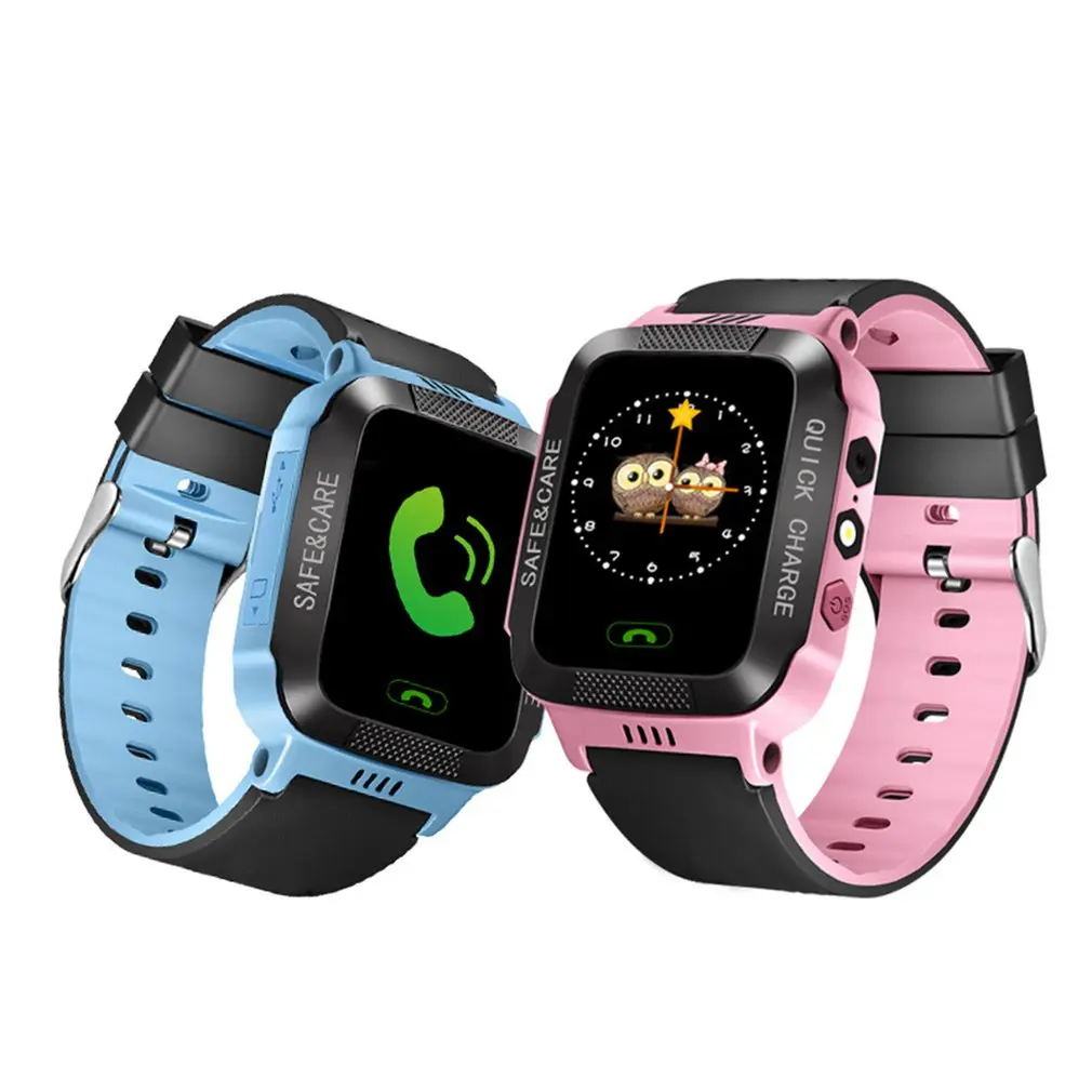 

Y21 Kids GPS Smart Watch with Camera SOS Tracker Monitor Touch Screen Smart watch SIM Card Call for iOS Android Phone
