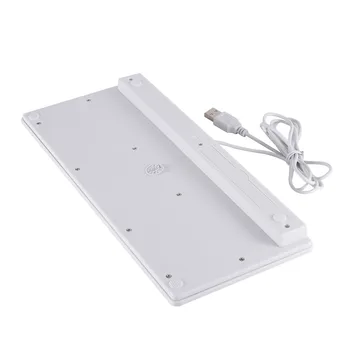 

Ultra Thin Quiet Small Wired Keyboard Mini Multimedia USB Keyboards for Laptop PC Computer SGA998