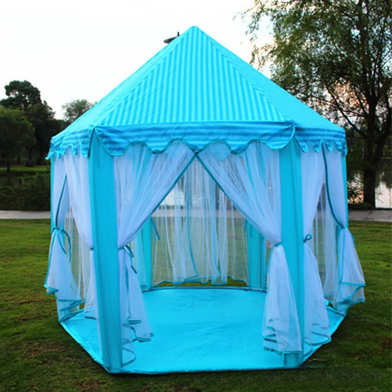 

140*135cm Large Portable Princess Castle Play Tent Children Playhouse kids Tent Funny Indoor Outdoor Beach Tent Baby playing Toy