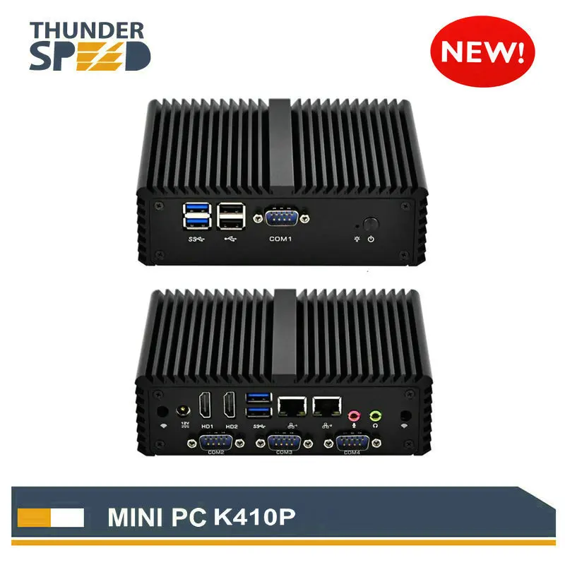 Mini ITX Computer 2*Ethernet Port 4*COM 2*HDMI Intel Celeron 3215U Mini PC 4G RAM 64G SSD Office Computer Support Windows OS Mini ITX Computer 2*Ethernet Port 4*COM 2*HDMI Intel Celeron 3215U Mini PC 4G RAM 64G SSD Office Computer Support Windows OS
