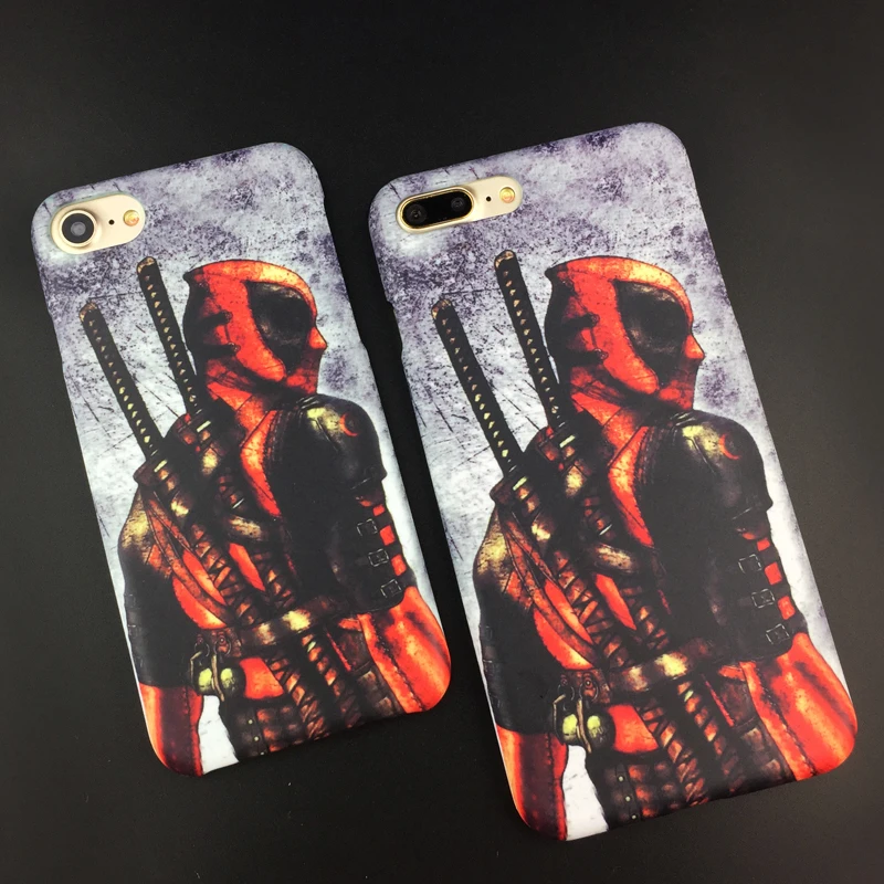 

Anti-hero Deadpool Mr Pool Case For Coque iPhone X 6 6s 6plus 7 7plus 8 8plus Cases Funda Capinha Hard Plastic Cover Four Sides