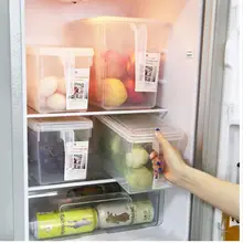 Японская еда ящик для хранения холодильник четкими отделка ящик для хранения фрукты яйцо ящик для хранения