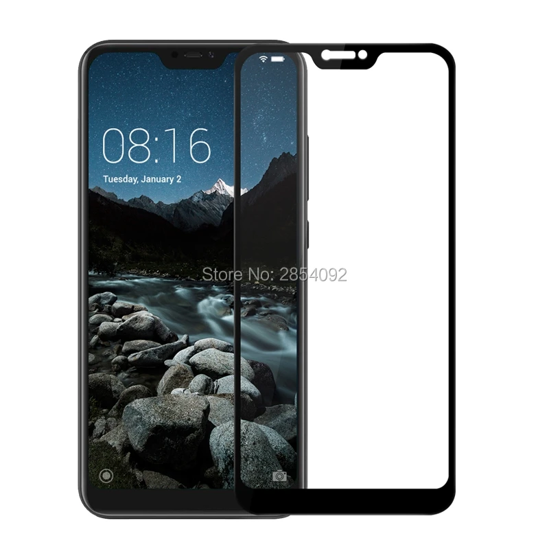 Полное покрытие закаленное стекло для Xiaomi Mi A2 Lite A2Lite Защита экрана защитная