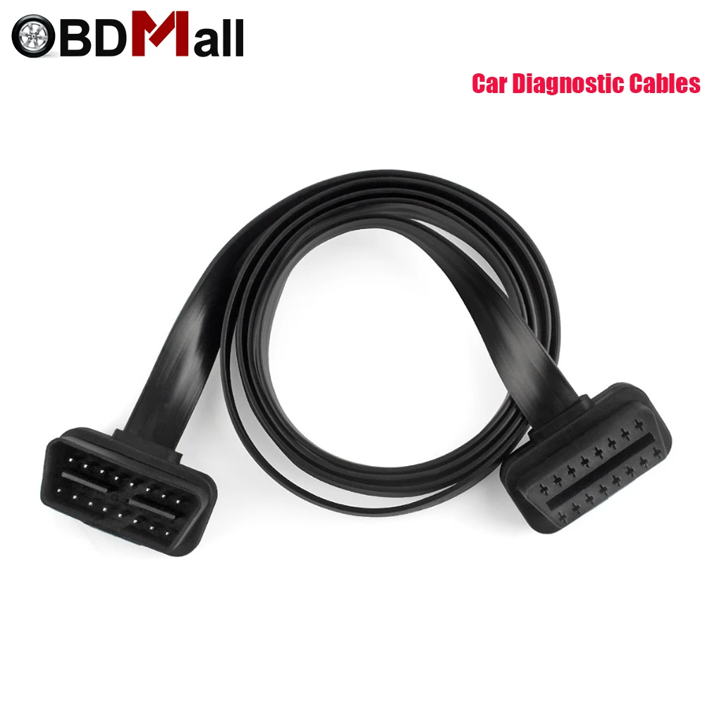 Диагностический кабель OBD2 16-контактный штекер-16-контактный разъем OBD 2 OBDII