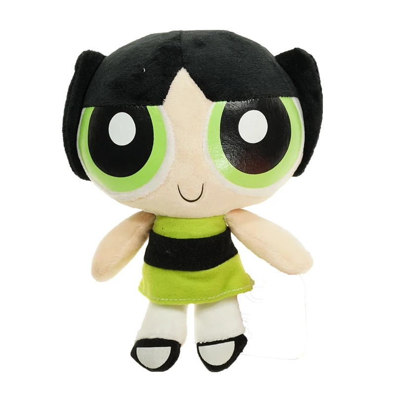 20 см power puff Bubbles Blossom Buttercup мягкие игрушки плюшевые куклы игрушки для девочек мультфильм аниме подарки