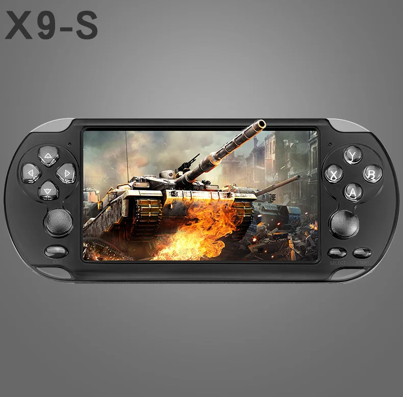 X9 S 5 1 дюймовый HD экран двойной джойстик Ручной игровой плеер ТВ выход MP3 фильм