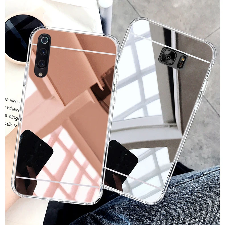 

Fashion Luxury Rose Gold Mirror Case For Samsung Galaxy A50 Case Cover For Samsung Galaxy M20 M10 A20 A30 A70