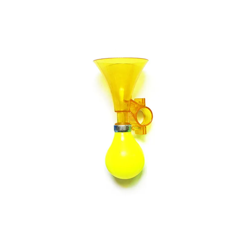 Красочный велосипедный рожок прекрасный велосипедный громкий звонок пластиковый AirHorn звонок для горного велосипеда руль сигнализации рог кольцо велосипедные аксессуары - Цвет: Цвет: желтый