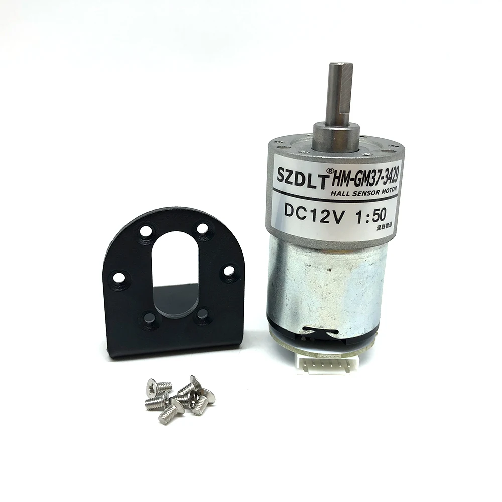 12V GM37 3429Big мощный двигатель зал S все металлические шестерни двигателя и скорость