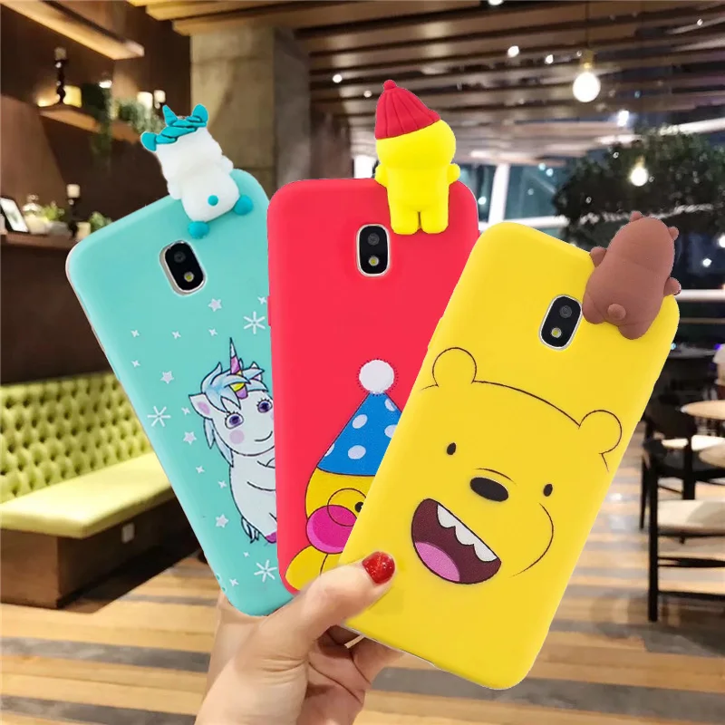 

Funny 3D Cartoon Animal Patterned Soft TPU Case Cover on sfor Samsung J3 J5 J7 2017 J6 J4 Plus 2018 J310 J510 J710 Phone Fundas