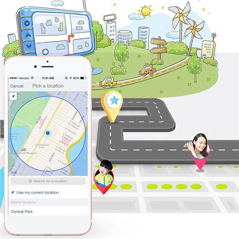 2019 Hot HW11 kids Smart watch Waterproof Android Wearable Device GPS SOS Call Kids Safe Bluetooth Pedometer Smart Watch