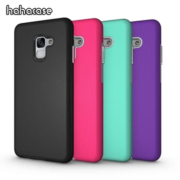 

10pcs Armor Hybrid PC+TPU ShockProof Case For Samsung A3 5 7 2017 A8 Plus 2018 J3 5 7 Dual Layer Dirt-resistant Tough Cover
