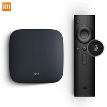 ES Original Xiaomi MI BOX TV BOX 3 Android 6.0 4K 8GB HD WiFi Bluetooth Multi-language Youtube DTS Dolby IPTV Smart Media Player