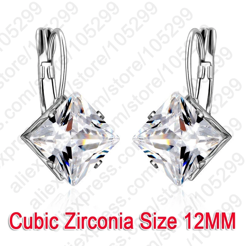 Серьги Brincos из серебра 925 пробы с фианитом Романтичный подарок для женщин|womens dangle