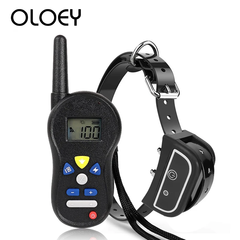 

New 500m Anti Barking Puppy Dog Training Device with Remote Control Electric Dog Training Collar Shocker for Pet Doggy Training