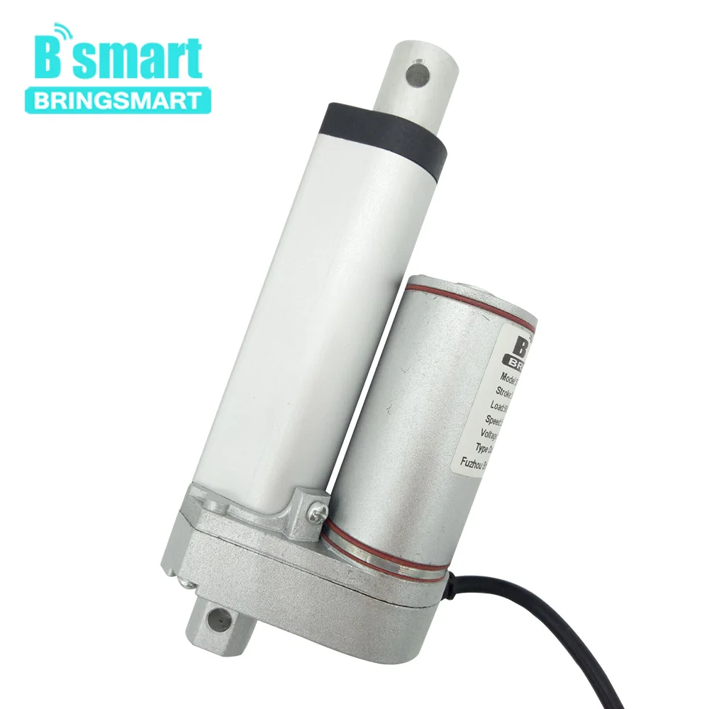 Линейный двигатель постоянного тока Bringsmart IP65 50 мм ход 900N 90 кг нагрузка трубчатый 2