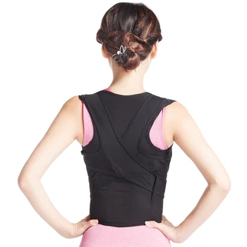 New Men Female Posture Corrector Belt Corset Back Posture Corrector Corset SML Black Color Shape Slim body Belt Brace Support