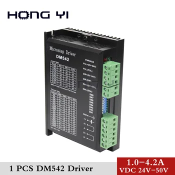 

1pcs DM542 Drive Controller Leadshine 2-phase Digital Stepper Motor Driver 18-48 VDC Max. 4.2A for 57 Series Motor