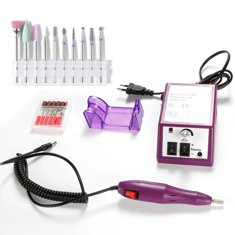 Electric Milling Drill Bits Set Mill Cutter Machine For Manicure Nail Art Equipment Tips Gel Remover Pedicure Cutters | Красота и