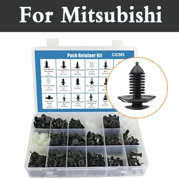 

415pcs Car Push Pin Rivets Set Clips&Fasteners Assortment Rivets For Mitsubishi Galant Lancer Cargo Evolution Ralliart Minica
