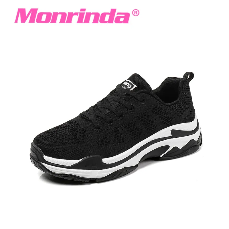 New Women Running Jogging Shoes Air Mesh Balanciaga Sneakers Black Sport Shoes Woman Black Walking Sneaker calcados feminino 40