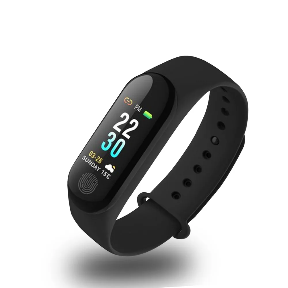 

Heart Rate Smart Bracelet Heart Rate Blood Pressure Mode For Xiao Mi M3 Plus Pedometer Waterproof Watch Outdoor Fitness Watch