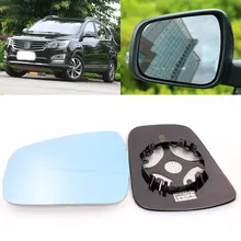 Для Baojun 560 большое поле зрения синее зеркало анти Автомобильное зеркало заднего вида нагревание модифицированный широкоугольный отражающий объектив заднего вида