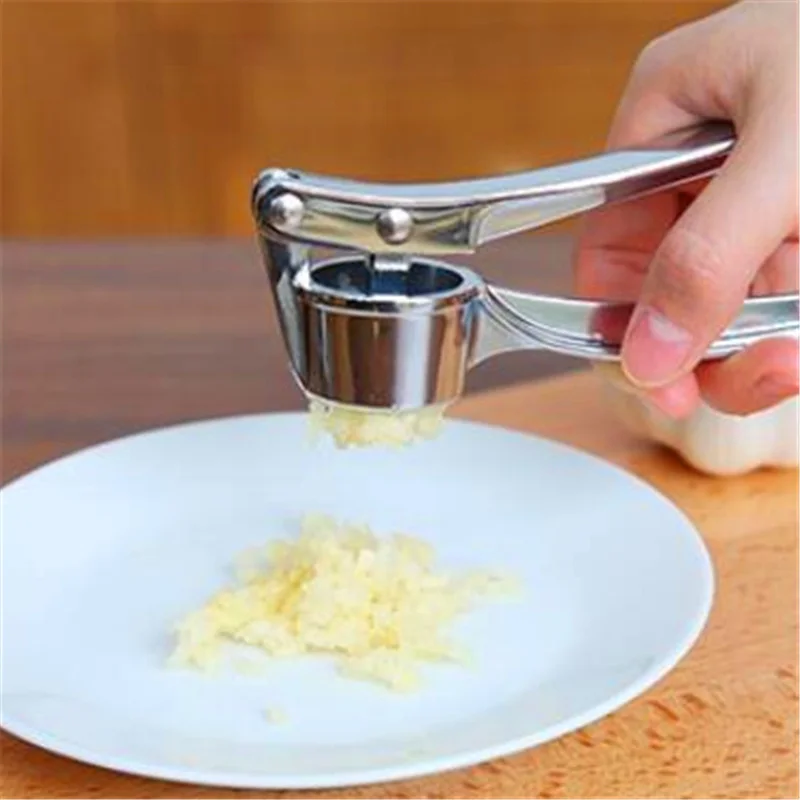 Stainless Steel Garlic Presses Alloy Crusher Fruit & Vegetable Kitchen