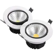 Светодиодный потолочный светильник 12 Вт Гарантия 2 года алюминиевые светильники Клинообразная основа теплый/холодный белый светодиодный потолочный светильник круглый COB для ванной комнаты