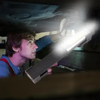 

Portable Magnetic COB Work Light Inspection Lamp Rechargeable LED Flashlight Hand Torch Outdoor Emergency Flashlight