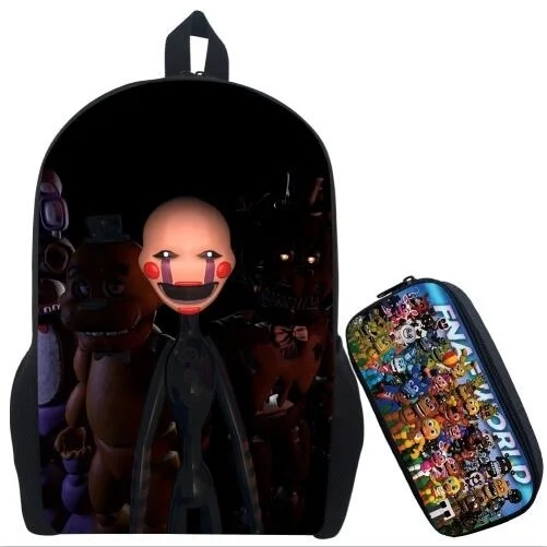  Five Nights At Freddy's Backpack Children Boys Girls Rucksack Cartoon Anime Five Nights At Freddy B - 33048178724