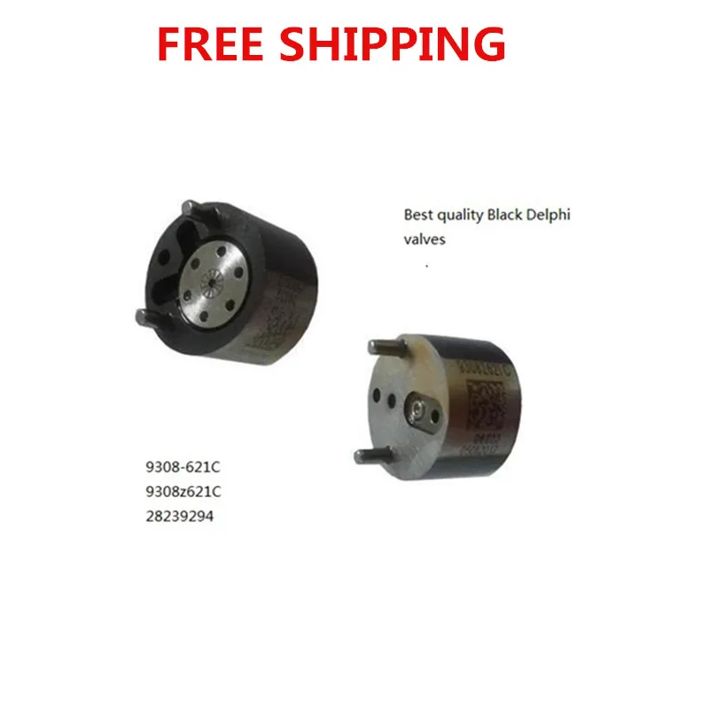 Beste kwaliteit zwart 28239294 9308-621C 9308z621c 28440421 diesel common rail injector regelklep fit voor delphi injector