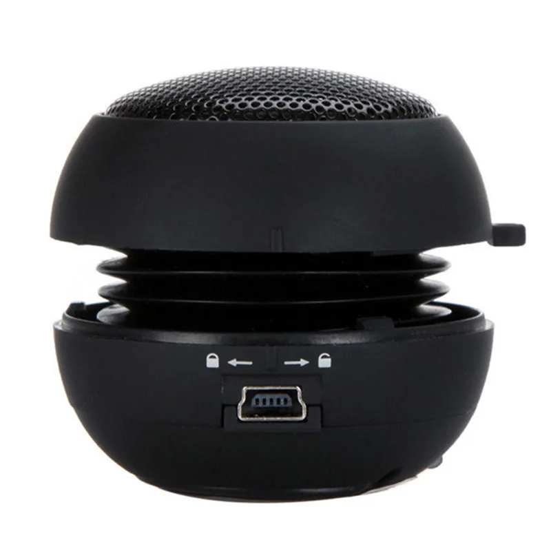 NEW Mini Radio Column Speaker Stereo Sound Box Loudspeaker Audio Music MP3 Player Spinner for Mobile Phones Tablet