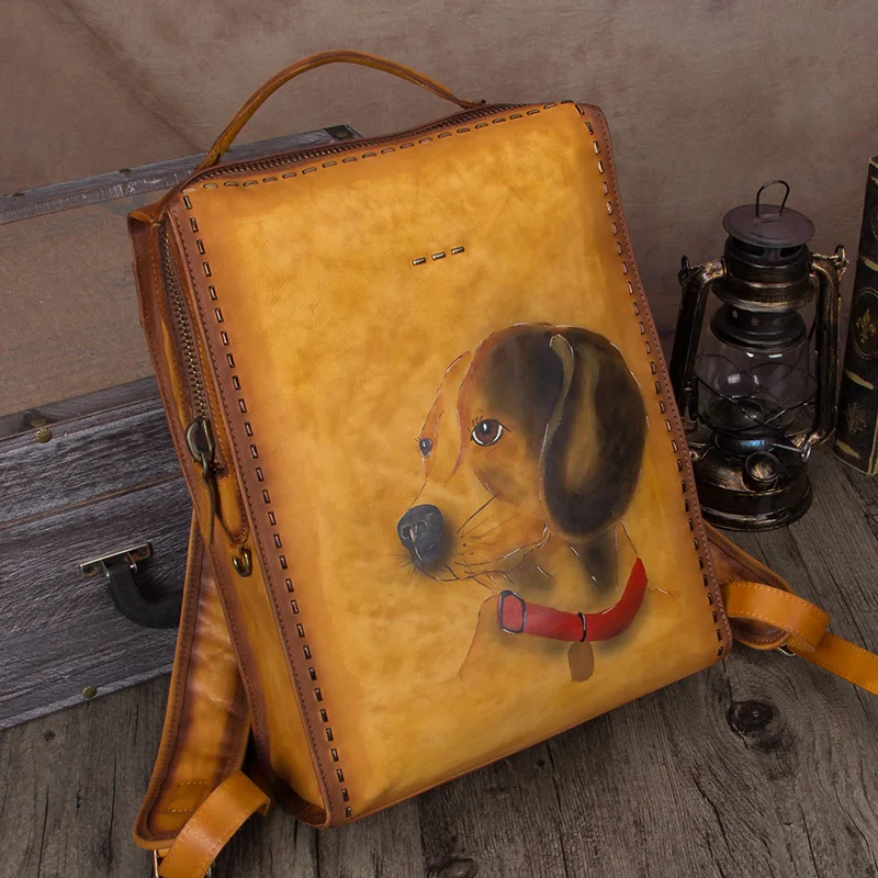 Рисунок 6 - Мужской рюкзак из натуральной кожи в стиле ретро