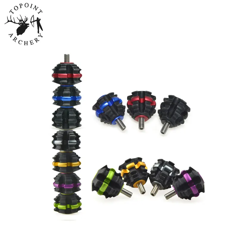 

1pc TP625 Archery Stabilizer Shock Ball Compound Recurve Bow Stabilizer Lifting Plate Damping Balance Bar Hunting Accessories