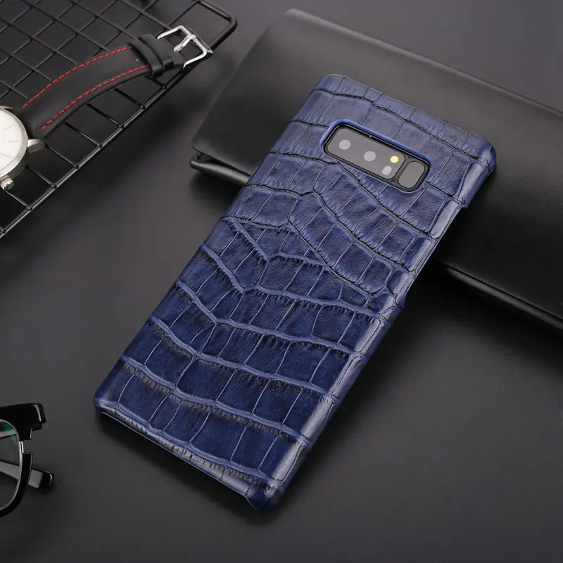 Чехол MAKEULIKE из натуральной кожи для samsung Galaxy Note 8, Чехол Аллигатор, задняя крышка для телефона, чехол для samsung Galaxy S9 Plus Note8