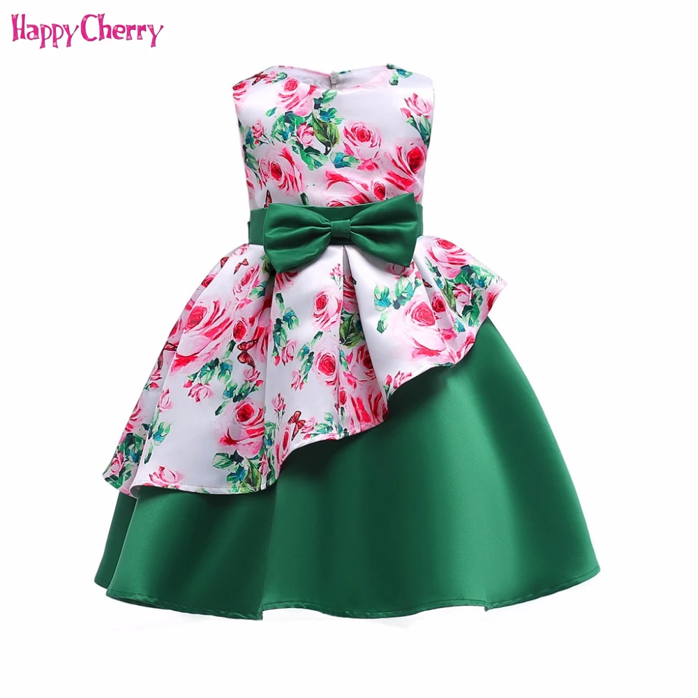 

Elegant Baby Girls Princess Dress Wedding Party Costume Kids Clothing For Girls Graduation Dresses 2018 Summer Children Clothes