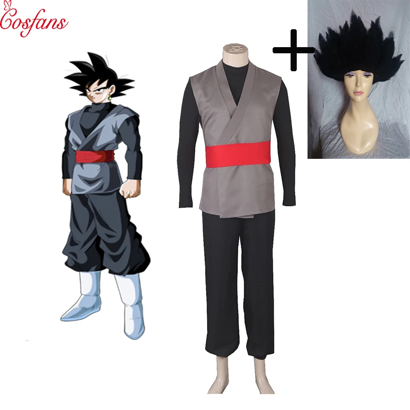 

Dragon Ball cosplay costume women men Goku adult Cosplay Costume Dragon Ball Halloween Costume Super Goku Black Battle Suit 2018