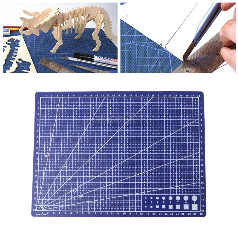 Картина поставки коврик с рисунком A4 Профессиональный одна сторона коврик для резки бумагорез Нескользящие доска-планшет инструмент JUL12