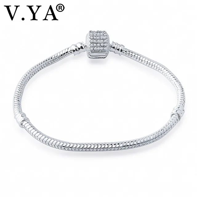 V Ya Women S Crystal Bracelet Bangle Diy Jewelry Accessory Amazing V Ya Women S Crystal Bracelet Bangle Diy Jewelry Accessory Amazing Snake Bracelets For Charm Beads