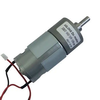 

JGB37-545X micro-deceleration motor with line high torque 12V 24V 36V flat shaft DC motor 7RPM-960RM