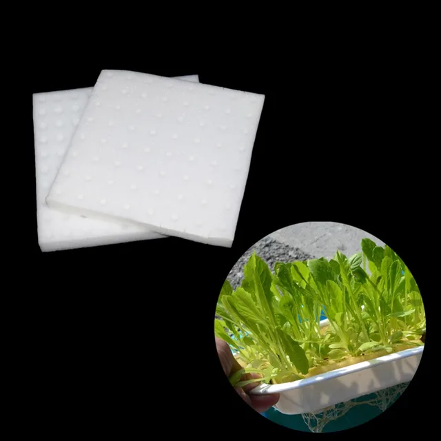 1 Pack(64/100Pcs) PU Sponge Hydroponic Nursery Plant Soilless Balcony