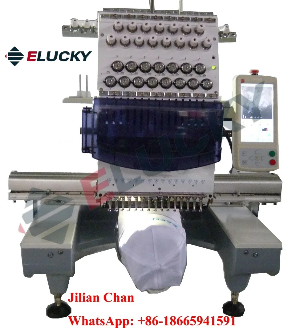 Single head computerized cap embroidery machine for t shirt flat Single head computerized cap embroidery machine for t shirt flat