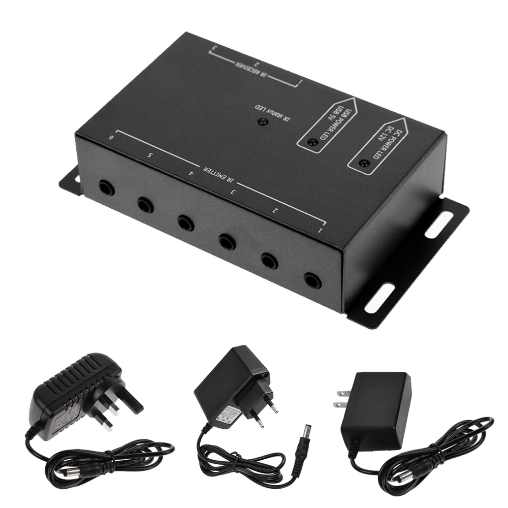 Vococal IR Infrared IR System Remote Control Extender Repeater Kit Plug