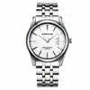 Full Stainless Steel Men Watch Fashion Male Date Calendar Clock Sports Watchband Waterproof Man Quartz Wrist Watches KINGNUOS 3