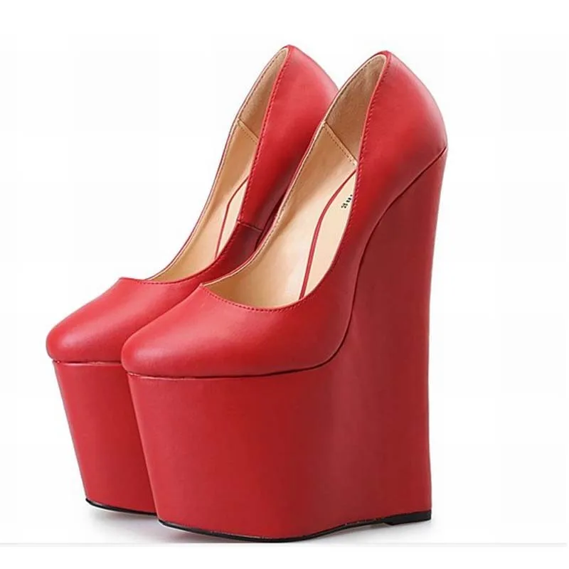 very high wedge heels