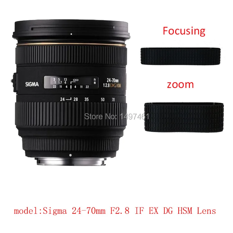

Lens Zoom and focus Rubber Ring/Rubber Grip Repair Succedaneum For Sigma 24-70mm F2.8 IF EX DG HSM lens