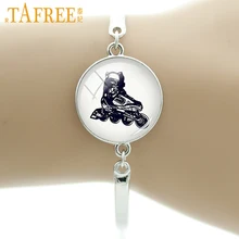 TAFREE, повседневная спортивная серия, ювелирные изделия, роликовые лезвия, браслет, минималистичный, роликовые коньки, искусство ручной работы, для женщин, мужчин, мальчиков, подарок, B1310