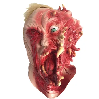 

Fission Latex Scary Mask Horror Halloween Masks Demon Parasite Zombie Vampire terror realista maske realistic maska Party masker