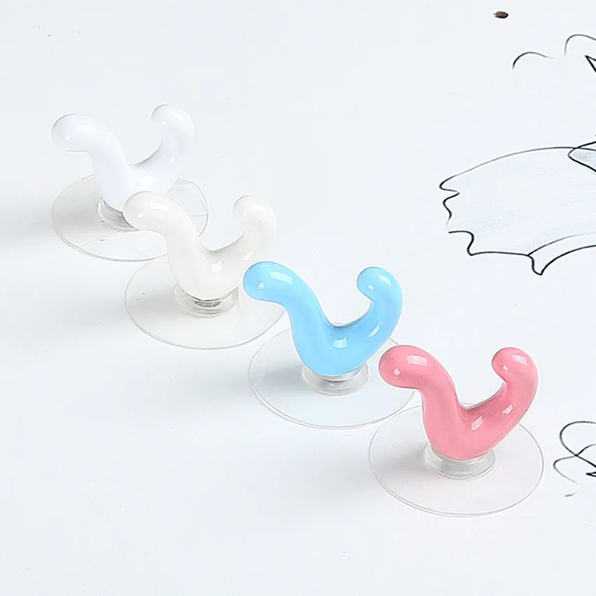 الأزياء الكرتون اللون الأطفال غرفة خزانة ديكور للباب هوك الأزرق الوردي الأبيض درج مقبض كابينة مقبض سحب